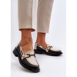 Mocasines de Piel Zapatos Mujer Maciejka 06493-01 Negro 4