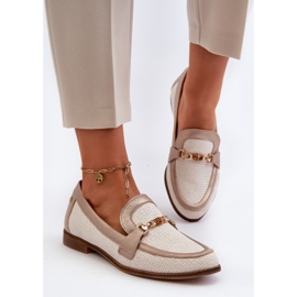 Mocasines De Piel Con Adorno Dorado Maciejka 06442-25 Dorado 5