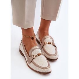 Mocasines De Piel Con Adorno Dorado Maciejka 06442-25 Dorado 8