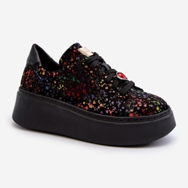 Deportivas Plataforma Piel Maciejka 6191S-01 Negro multicolor 1