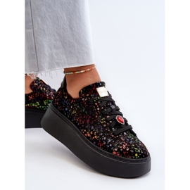 Deportivas Plataforma Piel Maciejka 6191S-01 Negro multicolor 4