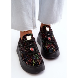 Deportivas Plataforma Piel Maciejka 6191S-01 Negro multicolor 5