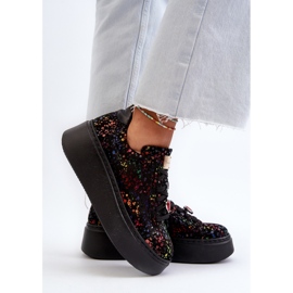 Deportivas Plataforma Piel Maciejka 6191S-01 Negro multicolor 6