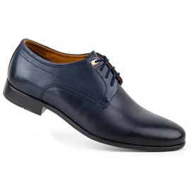 Kampol Zapatos formales hombre 334/54 azul marino 2