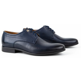 Kampol Zapatos formales hombre 334/54 azul marino 3