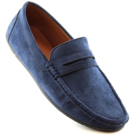 Mocasines McKeylor de ante M 2259 JAN207B azul 1