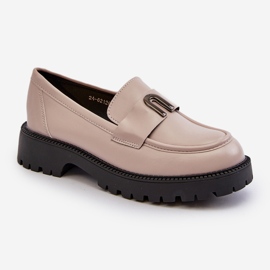 Vinceza Zapatos niña, mocasines con decoración, Gris Elvilda 2