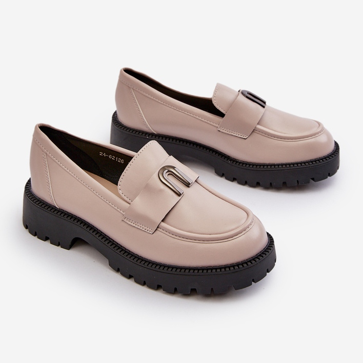 Vinceza Zapatos niña, mocasines con decoración, Gris Elvilda 1