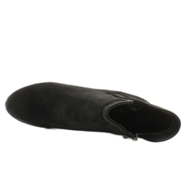Botas tacón AL-1 ante negro 3