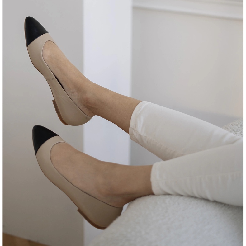 Marco Shoes Bailarinas Bilbao beige 2