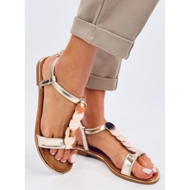 Sandalias Ennes Gold con decoración dorada. dorado 1