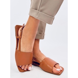 Sandalias mujer Dreys Camel marrón 2