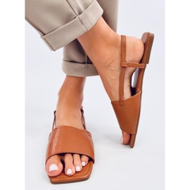 Sandalias mujer Dreys Camel marrón 3