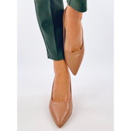 Zapatos de tacón bajo Lauryn Khaki beige 4