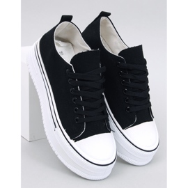 Loic Zapatillas negras suela alta negro 5