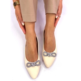 Duvall Bailarinas beige con strass 4