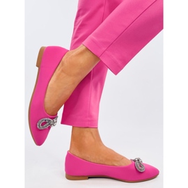 Bailarinas con circonitas Duvall Fucsia rosado 3