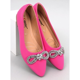 Bailarinas con circonitas Duvall Fucsia rosado 5