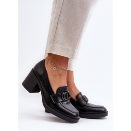 Jezzi Zapatos De Mujer De Tacón Con Adorno, Negro Nedarea 1