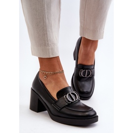 Jezzi Zapatos De Mujer De Tacón Con Adorno, Negro Nedarea 3