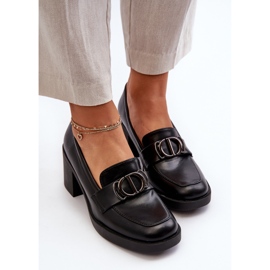 Jezzi Zapatos De Mujer De Tacón Con Adorno, Negro Nedarea 4