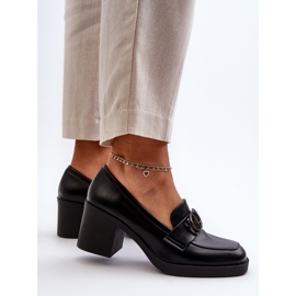 Jezzi Zapatos De Mujer De Tacón Con Adorno, Negro Nedarea 5