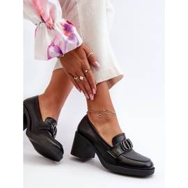Jezzi Zapatos De Mujer De Tacón Con Adorno, Negro Nedarea 6