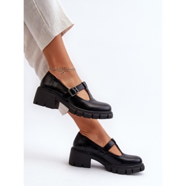 Jezzi Zapatos Mujer Piel Ecológica Con Plataforma Y Tacon, Negro Emelna 1 Jezzi Zapatos Mujer Piel Ecológica Con Plataforma Y Tacon, Negro Emelna 1