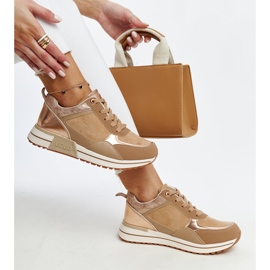 Zapatillas marrones con plataforma Kerttu. marrón 1 Zapatillas marrones con plataforma Kerttu. marrón 1