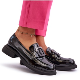 Vinceza Mocasines Mujer Charol Negro Fidodia 11