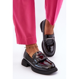 Vinceza Mocasines Mujer Charol Negro Fidodia 6