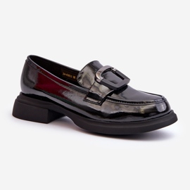Vinceza Mocasines Mujer Charol Negro Fidodia 3