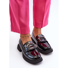 Vinceza Mocasines Mujer Charol Negro Fidodia 9
