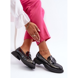 Vinceza Mocasines Mujer Charol Negro Fidodia 2