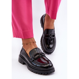 Vinceza Mocasines Mujer Charol Negro Imbleria 4