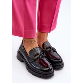 Vinceza Mocasines Mujer Charol Negro Imbleria 5