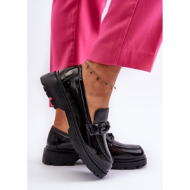 Vinceza Mocasines Mujer Charol Negro Imbleria 6
