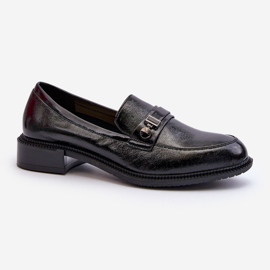 Vinceza Mocasines Mujer Charol Negro Nerilaja 1