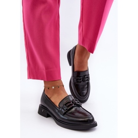 Vinceza Mocasines Mujer Piel Elegantes Negro Triana 4