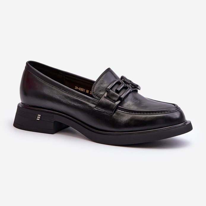 Vinceza Mocasines Mujer Piel Elegantes Negro Triana 2