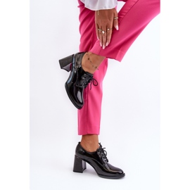 Vinceza Zapatos de tacón de mujer Nelione negros lacados 6