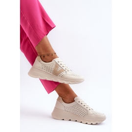 Vinceza Deportivas Ligeras Mujer Piel Beige Eleonori 8