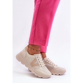 Vinceza Deportivas Ligeras Mujer Piel Beige Eleonori 2