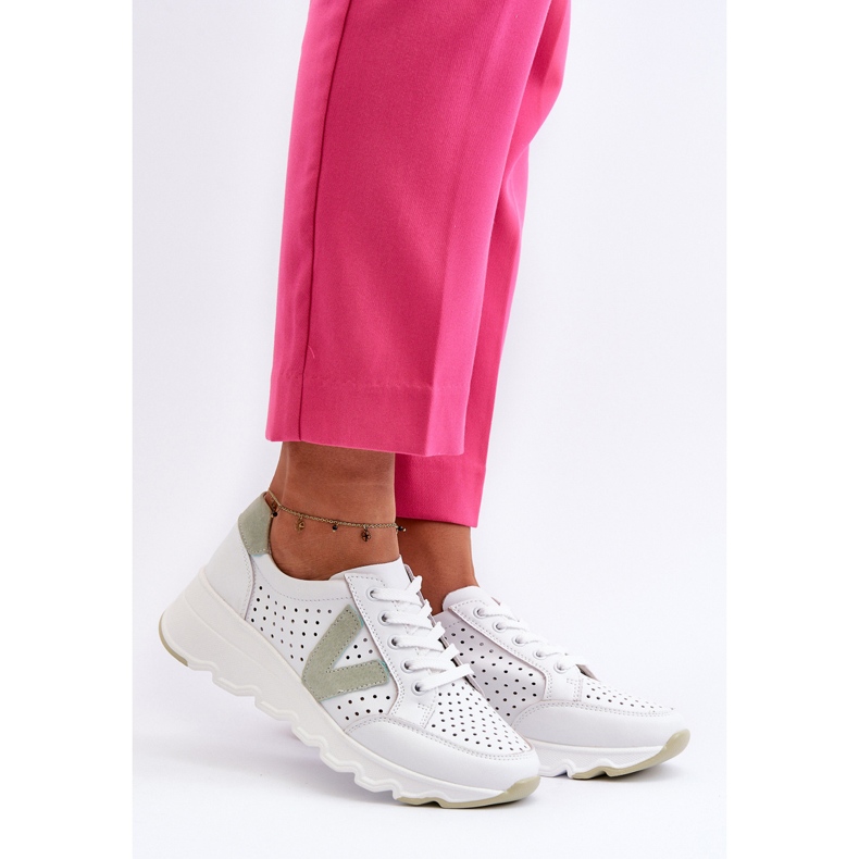 Vinceza Deportivas Ligeras Mujer Piel Blanco Eleonori 2