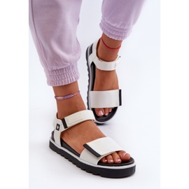 Sandalias Mujer Plataforma Big Star NN274777 Blanco 4