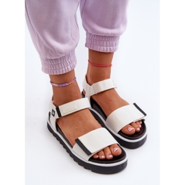Sandalias Mujer Plataforma Big Star NN274777 Blanco 5