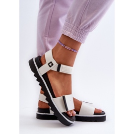 Sandalias Mujer Plataforma Big Star NN274777 Blanco 6