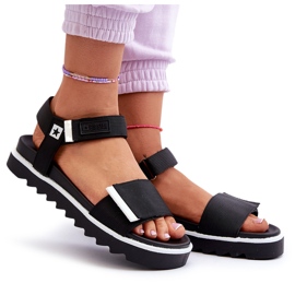 Sandalias Mujer Plataforma Big Star NN274778 Negro 10