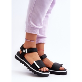 Sandalias Mujer Plataforma Big Star NN274778 Negro 3