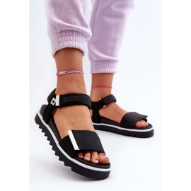 Sandalias Mujer Plataforma Big Star NN274778 Negro 4